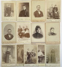 Lot Of 13 Texas Cabinet Cards 1890s picture