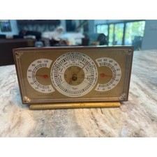 Vintage Taylor Stormoguide Barometer Temperature Humidity Desktop Station picture