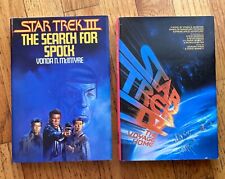Star Trek Movie Book Lot III IV Search for Spock Voyage Home 1984 1986 1st Print picture
