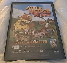 Over The Hedge The Game  Print Ad 2006 Framed 8.5X11  Vintage Wall Art  picture
