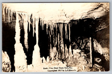RPPC c1910s Rocky Pass Great Onyx Cave Kentucky Postcard picture