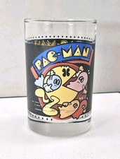Vintage Original Pac-Man Drinking Glass 1980 Bally Midway EXCELENT SHAPE picture