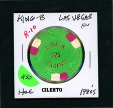 XXRARE $25.00 King 8 Casino Las Vegas, Nevada Casino Chip picture