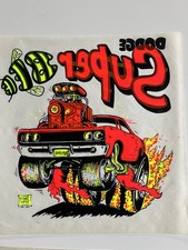 1968 DODGE SUPER BEE VINTAGE BIG DADDY RAT FINK IRON ON TRANSFER T SHIRT picture
