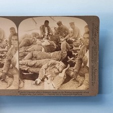 Port Arthur China Stereoview C1905 Russia Japan War Real Photo Prisoners Of War picture