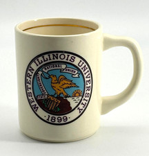 Vintage Western Illinois University Mug Made USA  picture