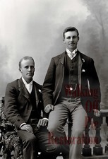 Two Affectionate Men from the 1890s 4x6 reprint - Gay Estate find picture