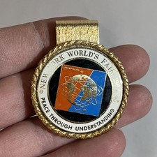 VINTAGE 1964-65 NEW YORK WORLD'S FAIR MONEY CLIP picture
