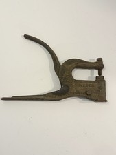 Vintage Deming Co. Acme Riveter Cast Iron Rivet Press Leather Punch USA picture