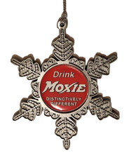 Moxie Soda Christmas ornament, Drink Moxie soda Logo Xmas snowflake picture
