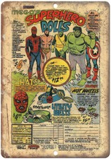 Mego Toys Superhero Dolls Vintage Comic Ad 12