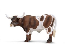 NEW Schleich 13275 Texas Longhorn Bull Cattle farm life Cow RETIRED figurine toy picture