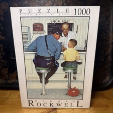 Vintage 1995 Norman Rockwell 1000 Piece Puzzle New Sealed Fink & Company picture
