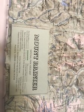 hubbard scientific map raised topographical map Mount Rainier National Park picture