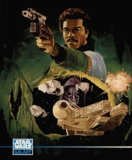 1993-95 Topps Star Wars Galaxy #300 Lando Montage - NM-MT picture