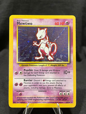 Pokémon TCG Mewtwo Base Set Unlimited Holo 10/102 EN 1999 Mod Play picture