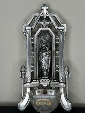 Vintage St Joseph’s Oratory Montreal Holy Water Font Religious Wall Plaque picture