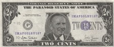 Clinton Counterfeit Money 93-99  Ross Perot 2 cent Bill picture