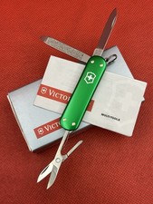🔪vintage, Victorinox Swiss Army alox companion Pocketknife #54417 Green NOS picture