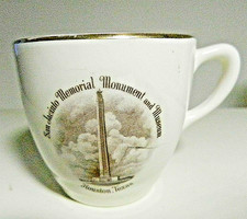 Views of America Series by Enco N.Y.C.-HOUSTON TEXAS Demitasse Cup-22 kt Gold picture