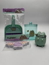 Pusheen Set Dust Pan & Brush, Sticky Notes, Candy Jar, & Vinyl Figure Fall 2019 picture