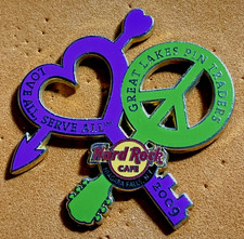 HARD ROCK CAFE 2009 NIAGARA FALLS NY LOVE ALL SERVE ALL GREAT LAKES LE 300 PIN picture