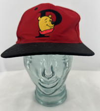 Vtg 90's Disney Store Winnie The Pooh Hat Embroidered Snapback Adjustable picture