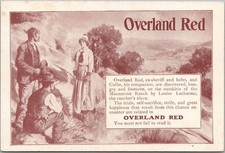 c1910s Mail Order Book Advertising Postcard OVERLAND RED by Harry Herbert Knibbs picture