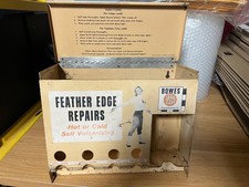 Vintage Bowes Seal Fast Feather Edge Repair Metal Cabinet picture
