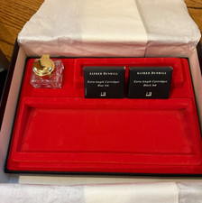 RARE Alfred Dunhill Namiki Pen Box w/ Crystal Ink Well & Cartridges (NO PEN) picture