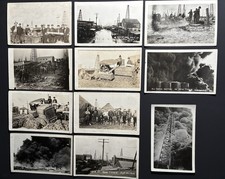 1919 Newtown TX Oil Boom Fire Disaster RPPC Postcard Lot 11 Archive General Oil picture