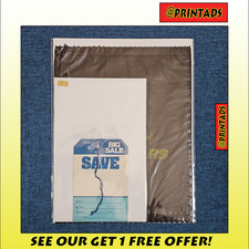 1960's Sears Unused Store Sign + 1980's Bag - Supplies Are Limited Ultra Rare picture