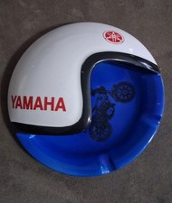 Vintage 1960's Yamaha Enduro Motorcycle Helmet Ashtray. Excellent Condition picture