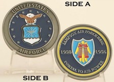 Sampson Air Force Base 1950-1956 USAF Challenge Coin  4#G picture