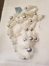 Vintage Mercury Glass Garland Czech Republic NOS picture