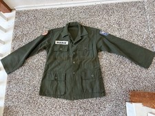 Vintage Vietnam ARVN Shirt Patched 23rd Infantry Div Small VNCH picture