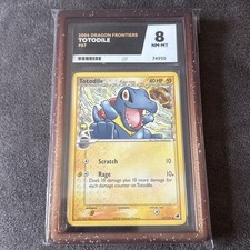 Ace 8 Totodile Delta Species 67/101 EX Dragon Frontiers Reverse Holo 2006 picture