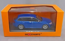 1/43 Maxichamps Audi RS 6 Avant 2007 Blue Metallic Diecast Model 940017211 picture