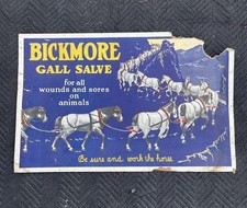Bickmore Gall Salve Dealer Store Poster Vintage 34” x 22” picture