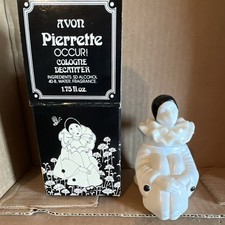 Avon Pierrette Occur 1.75 fl oz Glass Cologne Decanter w/ Stopper 1982 picture