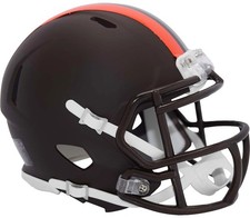Cleveland Browns 2025 Alternate Riddell Mini Helmet picture