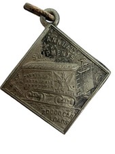 1890s 1900s Anheuser Busch Watch Fob Refrigerator Rail Car 20000 Pre Prohibition picture