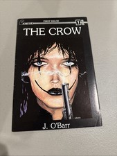 The Crow #1 second printing Caliber Press 1989 J. O'Barr black & white *READ picture