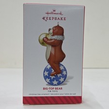 Hallmark Keepsake 2014 Big-Top Bear Tin Toys Ornament picture