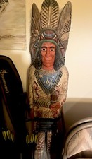 Frank Gallagher - 5’ Cigar store Indian Chief picture