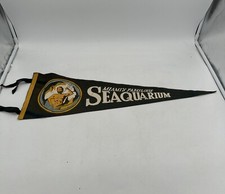 Vintage Miami’s Fabulous Seaquarium Felt Pennant 1970’s Florida 27x8.5” picture