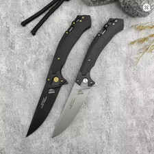HOKC Folding Pocket Knife Razor Sharp 440C Steel Russian Style EDC picture