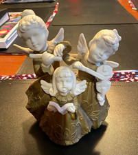 Vintage ardalt Japan  angels singing playing flutes rare figurine  picture