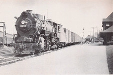 Wabash 2251 St Thomas Station Ontario Chemainus 1044 Steam Trains Vtg Mag Image picture