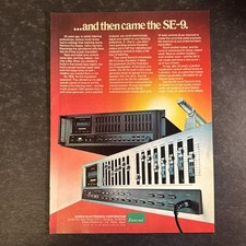1982 SANSUI SE-9 Print Ad • Original • 1980s  ADV04 picture